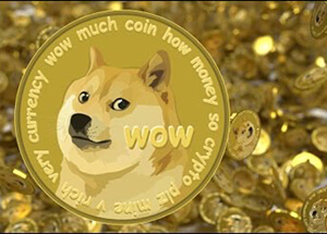 The meme coin Dogecoin